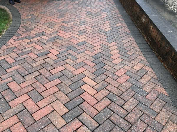 block paving clean